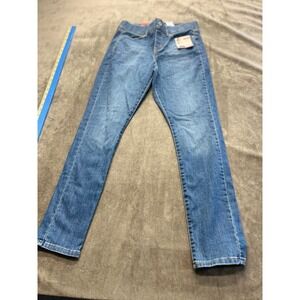 Levi‎ Strauss Signature Women 8 W29 Shaping Perfect Pull-On Skinny Jeans Blue